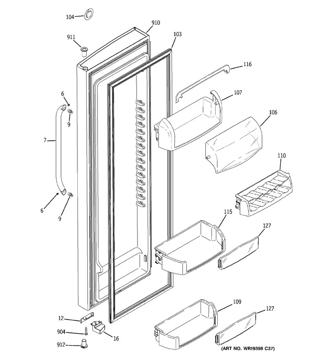 Diagram for GSHF5KGXGCBB