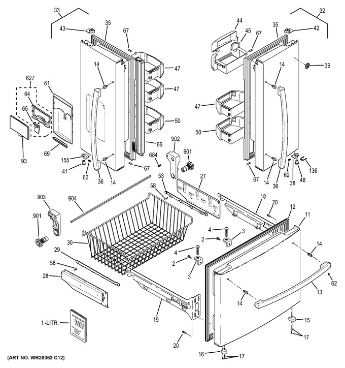 Diagram for PFS23KSHAFSS