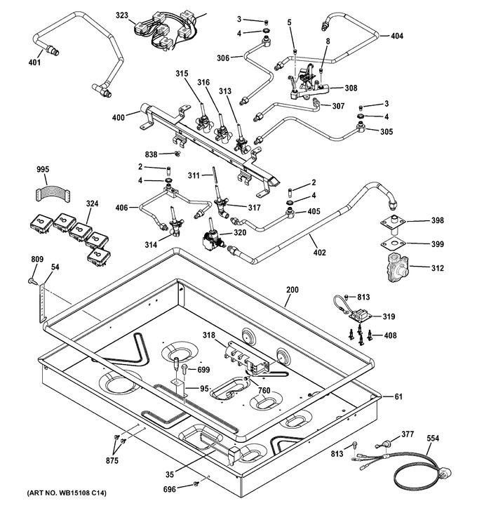 Diagram for PGP959SET1SS