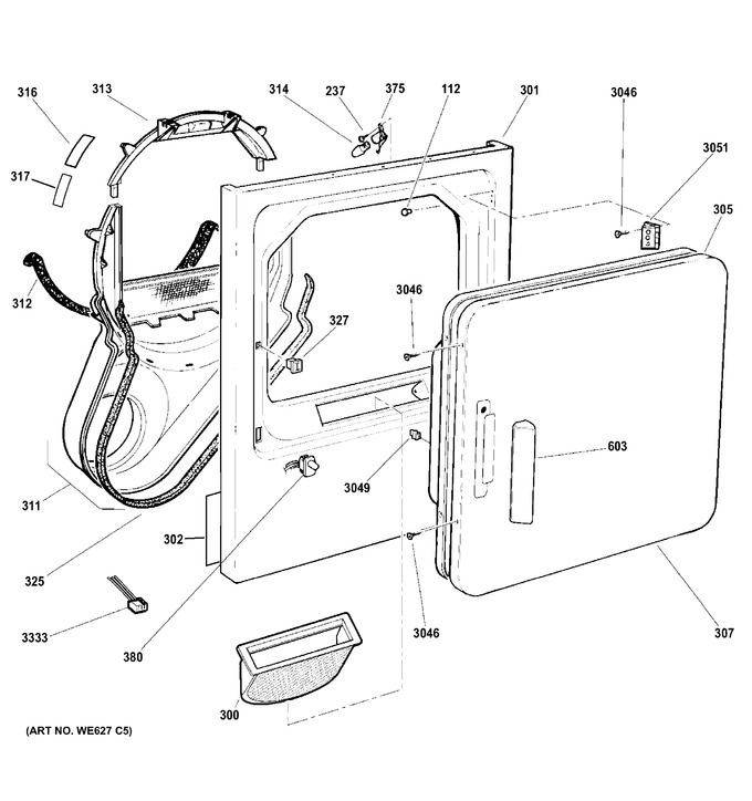 Diagram for GTDN550ED0WW