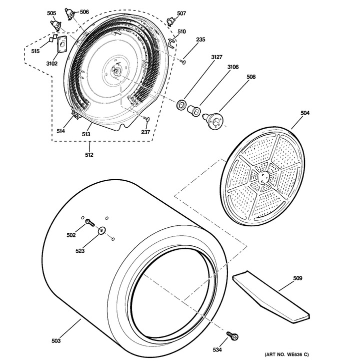 Diagram for GTDP180ED0WW