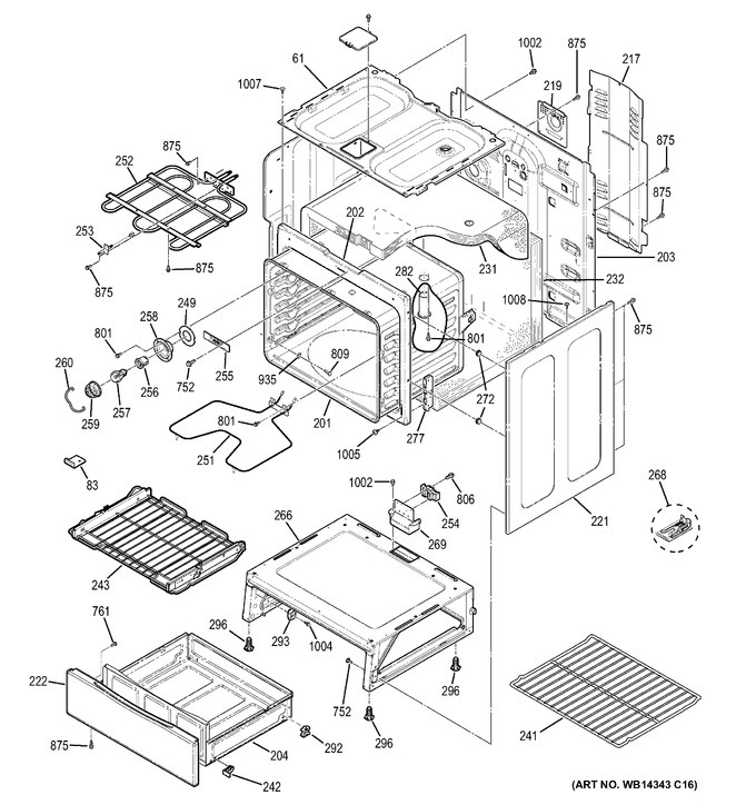 Diagram for JB350DF4WW