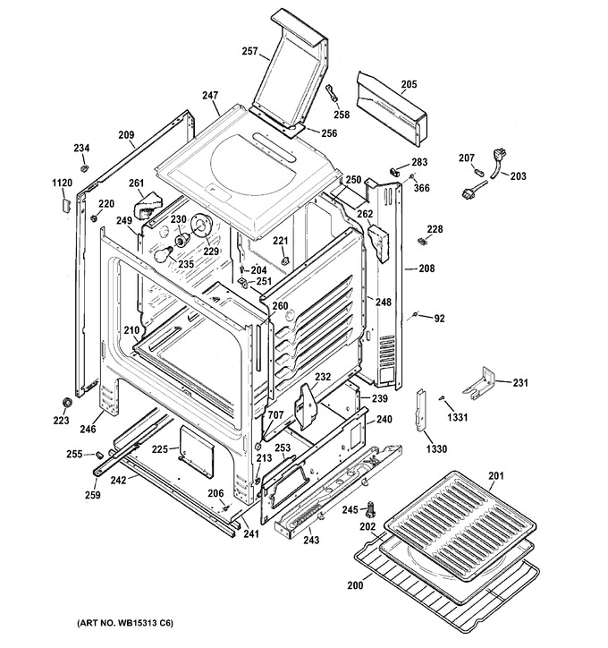 Diagram for RGB526DEH2WW