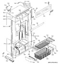 Diagram for 2 - Freezer Section, Trim & Components