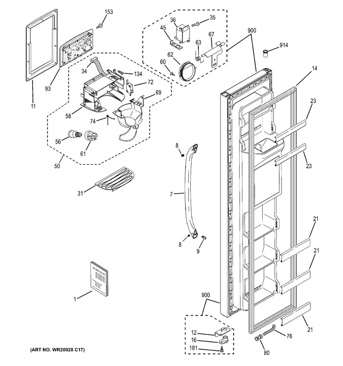 Diagram for GSH22JGDBWW