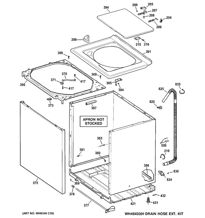 Diagram for GTWN5950D0WW