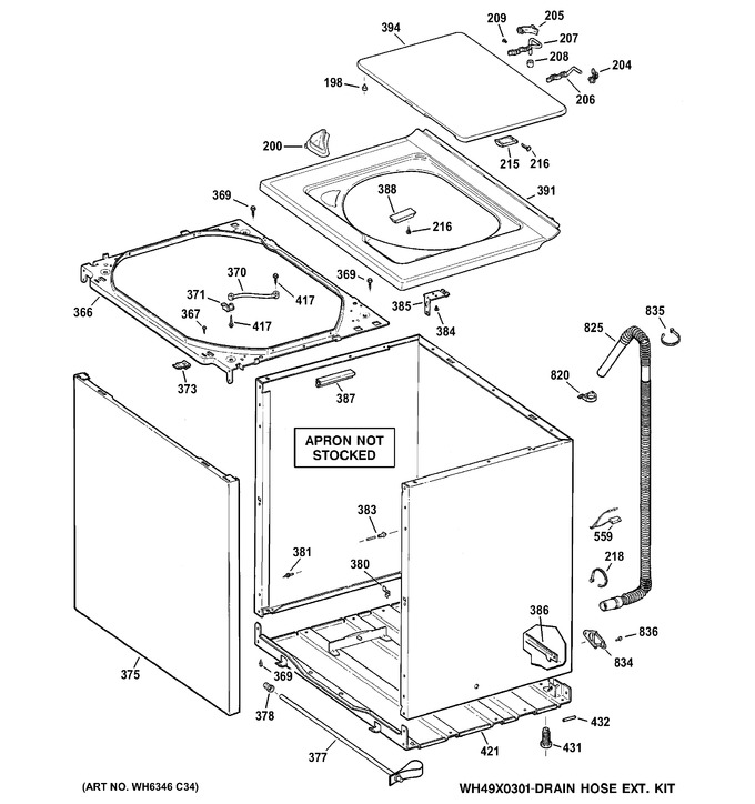 Diagram for GTWP2000F0WW