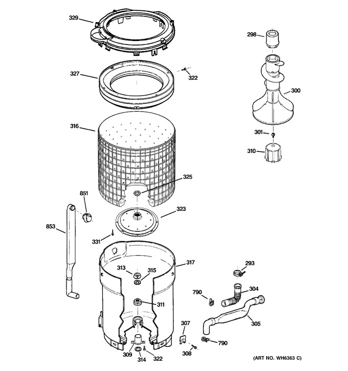 Diagram for GCSR2090H9WW