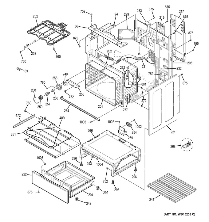 Diagram for JB650DF1WW