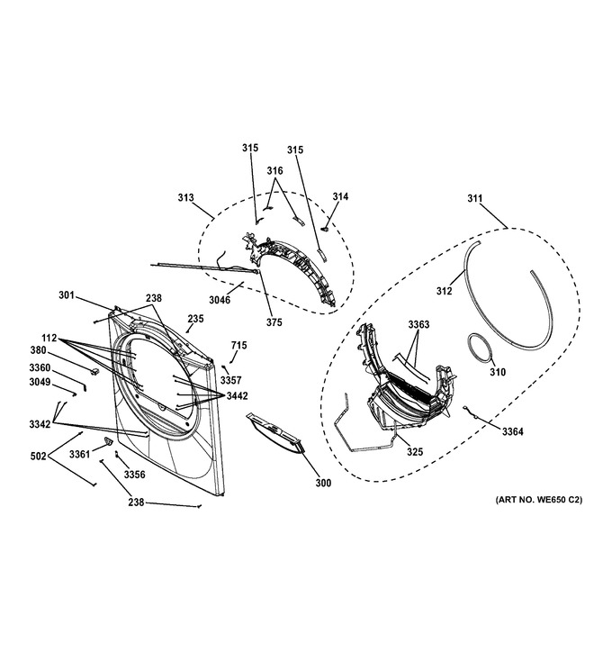 Diagram for GFDN120GD3WW