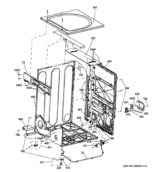 Diagram for GFDS170EH2WW