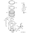 Diagram for 3 - Tub, Basket & Agitator