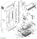 Diagram for 3 - Freezer Section, Trim & Components