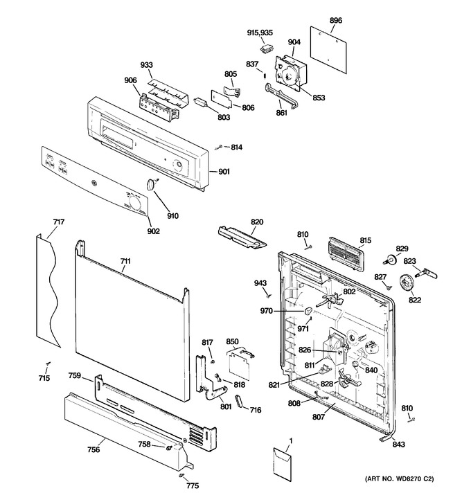 Diagram for GSM2200V45BB