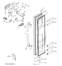 Diagram for 1 - Freezer Door