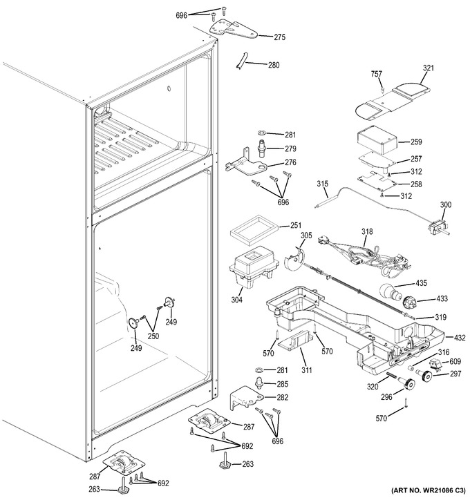 Diagram for GTE18ITHCRWW