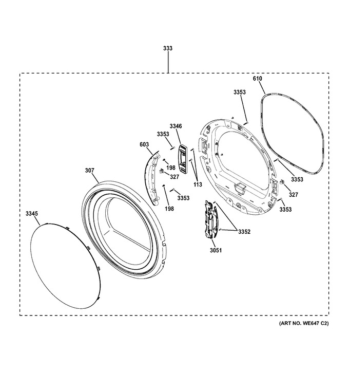 Diagram for GFDS170GH1WW