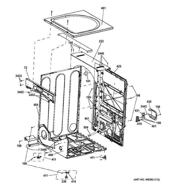 Diagram for GFDN160EJ0WW