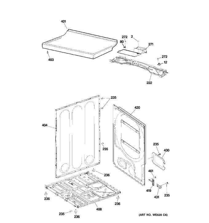 Diagram for GTDX180ED0WW