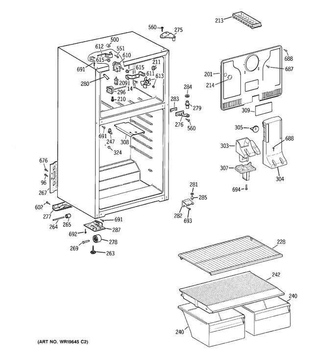 Diagram for GTR16BBSALWW