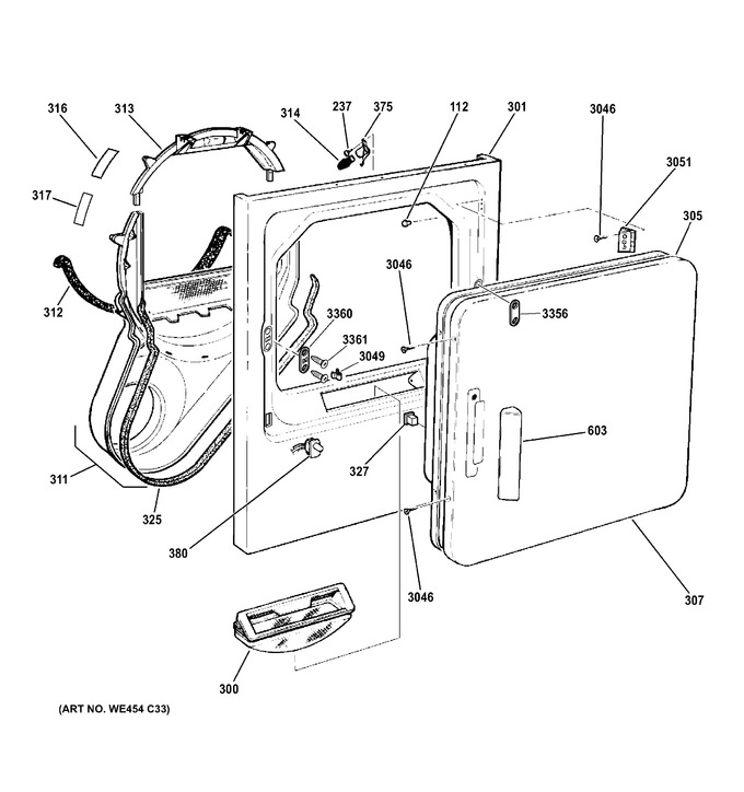 Diagram for GTDX400ED4WS