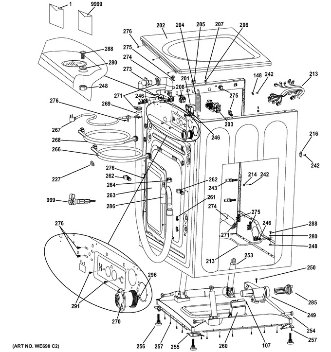 Diagram for GFWS1700H0WW