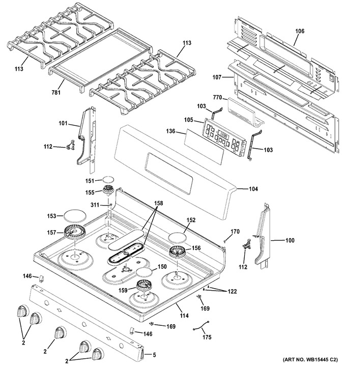 Diagram for JGB700DEJ1BB