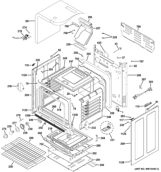 Diagram for JGB660DEJ1WW