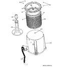 Diagram for 3 - Tub, Basket & Agitator