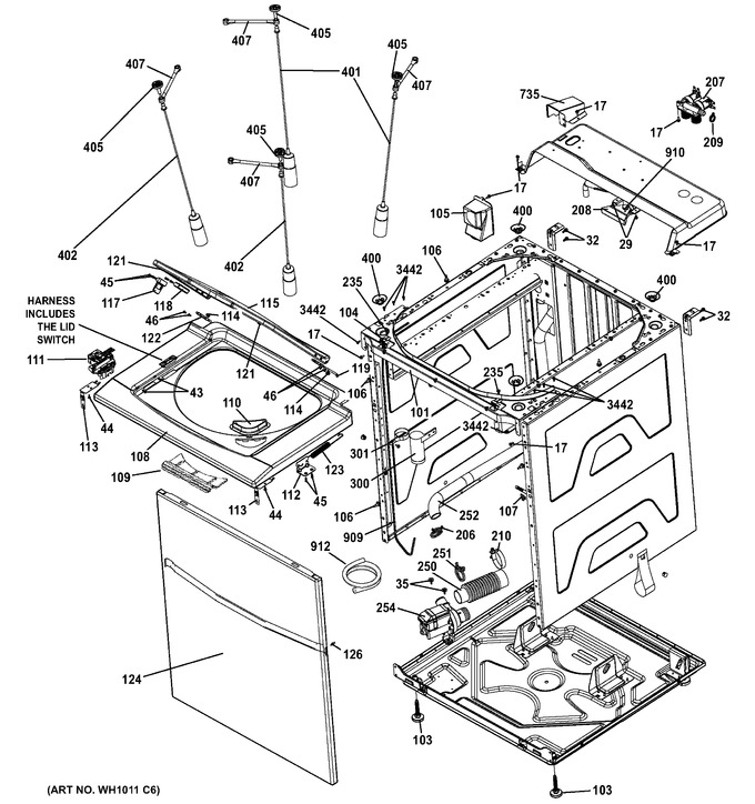 Diagram for GTUP240EM5WW