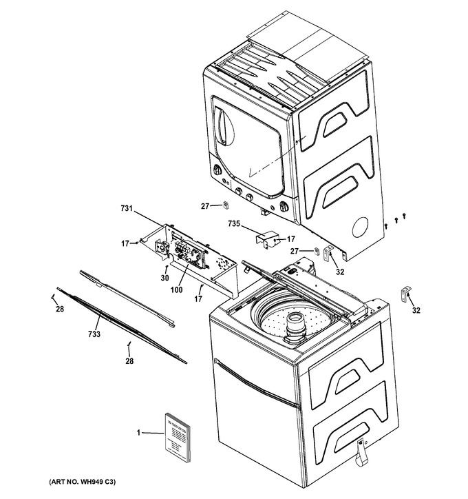 Diagram for GTUP240GM1WW