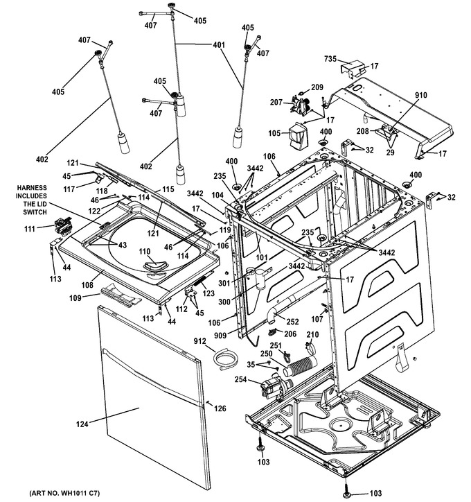 Diagram for GTUP240GM4WW