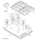 Diagram for 1 - Control Panel & Cooktop