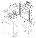 Diagram for 1 - Escutcheon & Door Assembly