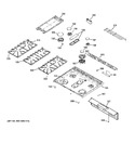 Diagram for 2 - Control Panel & Cooktop