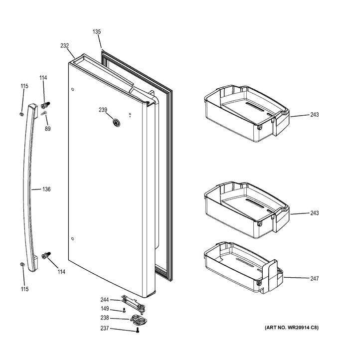 Diagram for GFE26GGHCWW