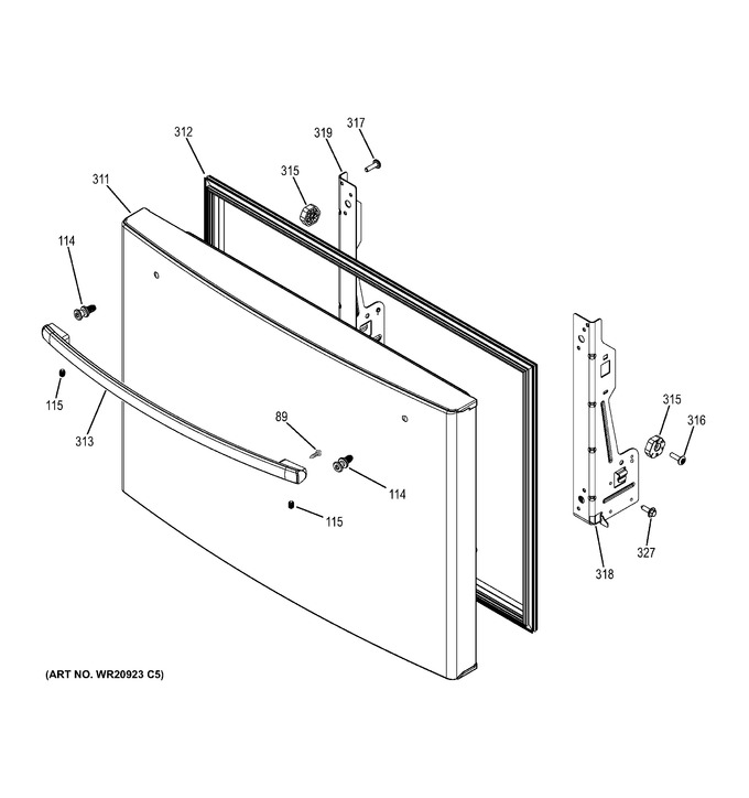 Diagram for GFE26GMHCES