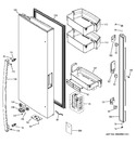 Diagram for 2 - Fresh Food Door - Lh