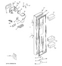 Diagram for 1 - Freezer Door