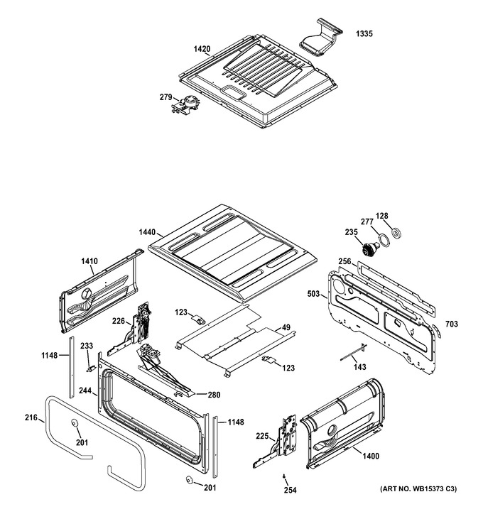 Diagram for JGB850DEF3BB