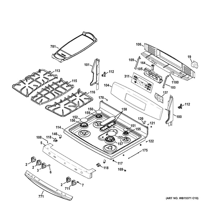 Diagram for JGB850EEF3ES