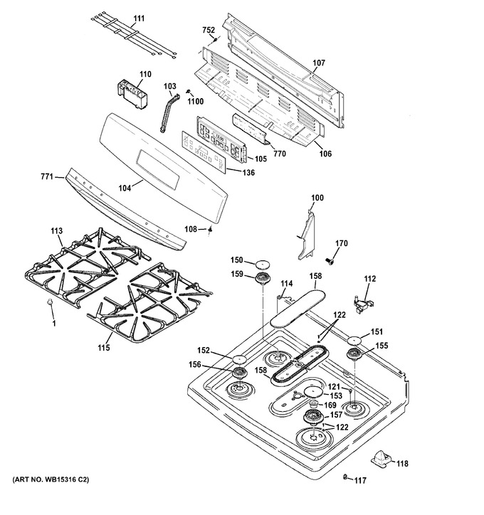 Diagram for JGB695EEF1ES