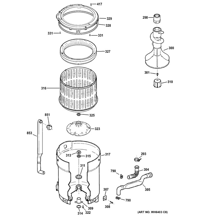 Diagram for HTWP1400F2WW