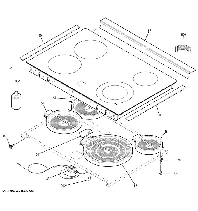 Diagram for JS630SF2SS