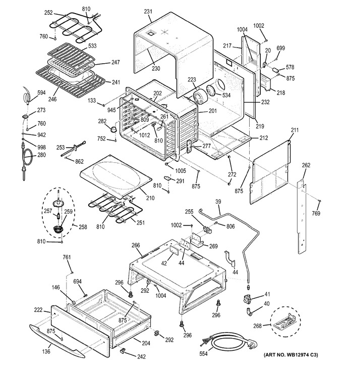 Diagram for J2S968SH3SS