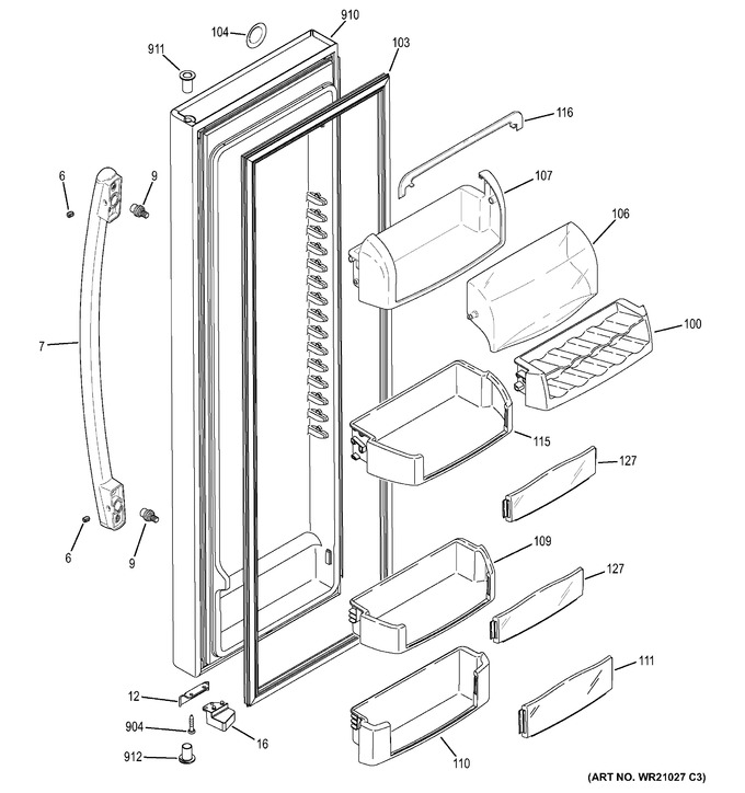 Diagram for GZS23HGEBFBB