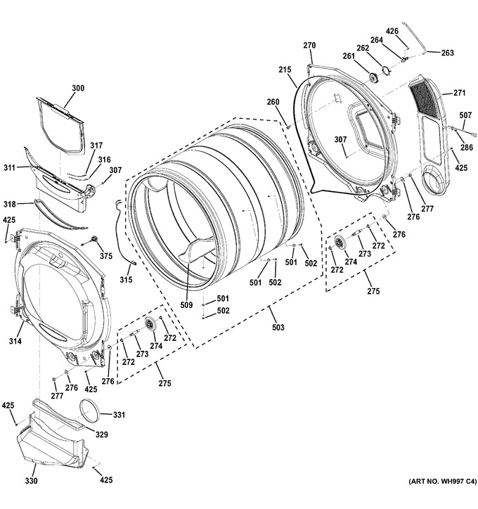 Diagram for GFDS260EF2WW