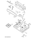 Diagram for 2 - Control Panel & Cooktop