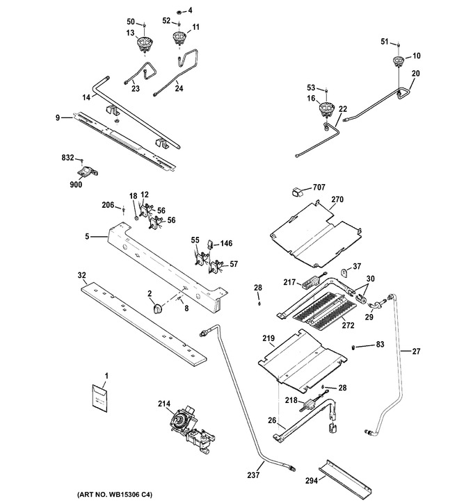 Diagram for JGB640SEF5SS