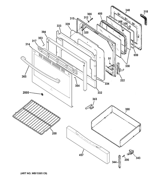 Diagram for JB255RJ1SS